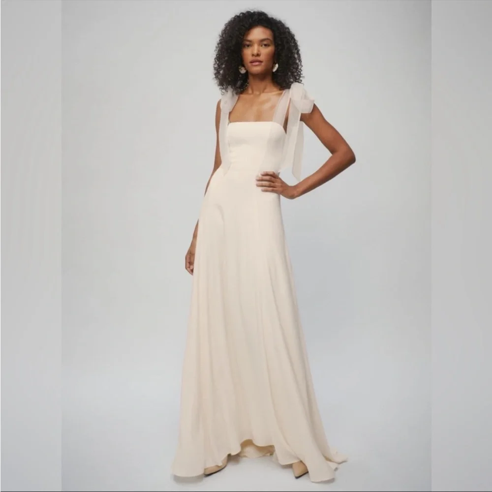 ⚡️⚡️NWT REFORMATION Balsam Dress in Ivory, Size 4 - Picture 6 of 16